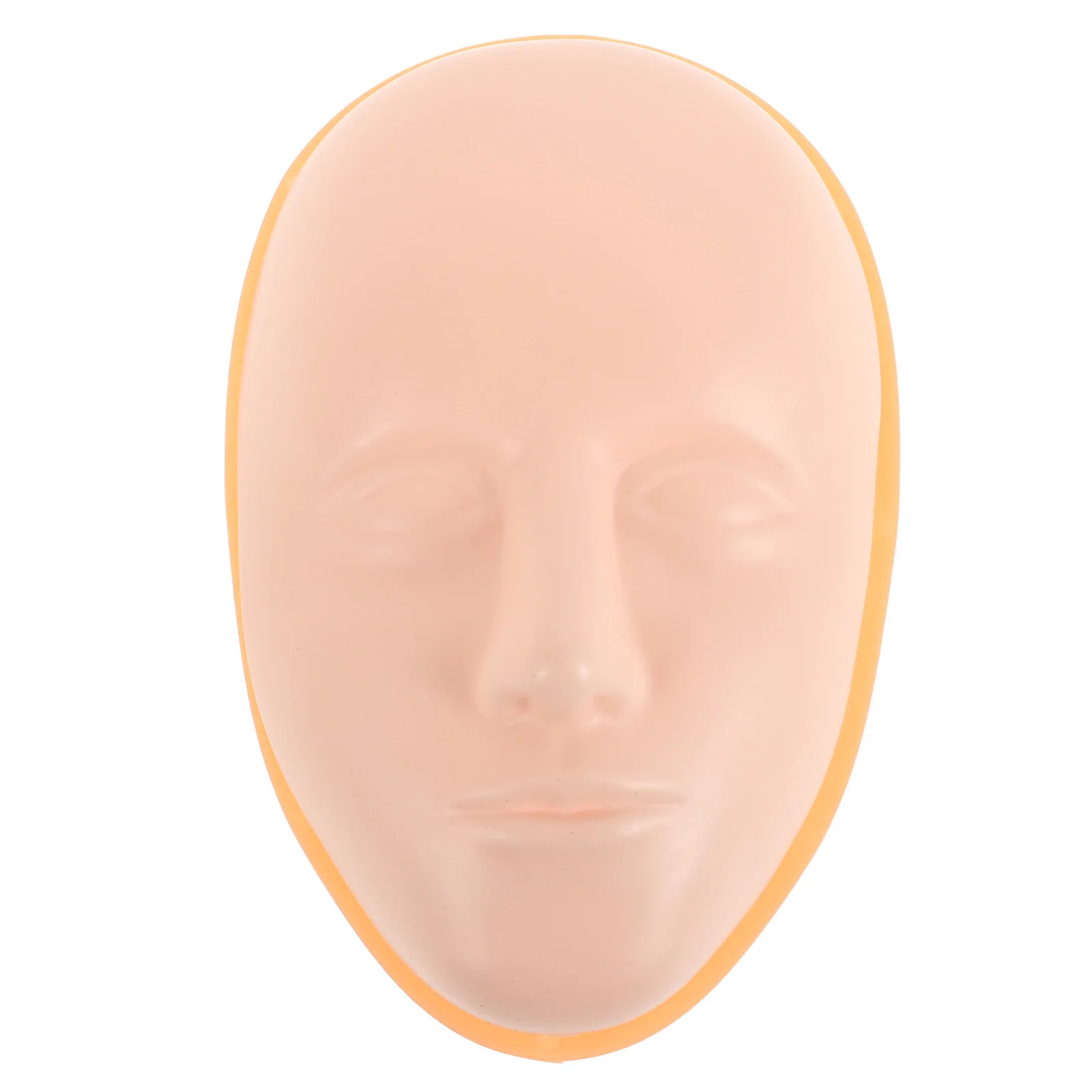 

Fake Skin Lash Mannequin Head Eyebrow Tattoo Practice Face Paint Board Beige