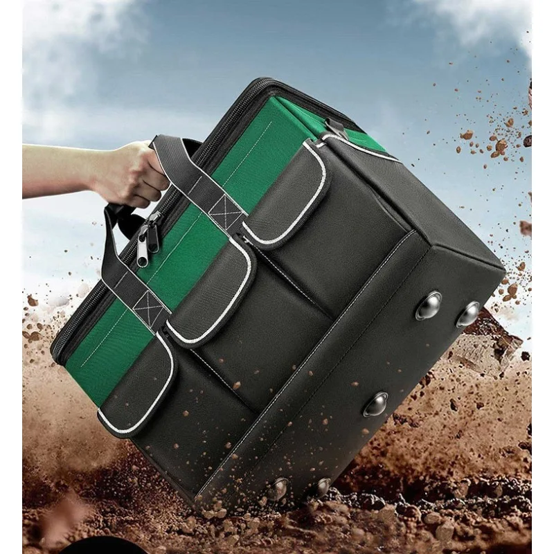 Sturdy and durable tool storage bag Multifunctional thickened portable woodworking special electrician hand-held kit