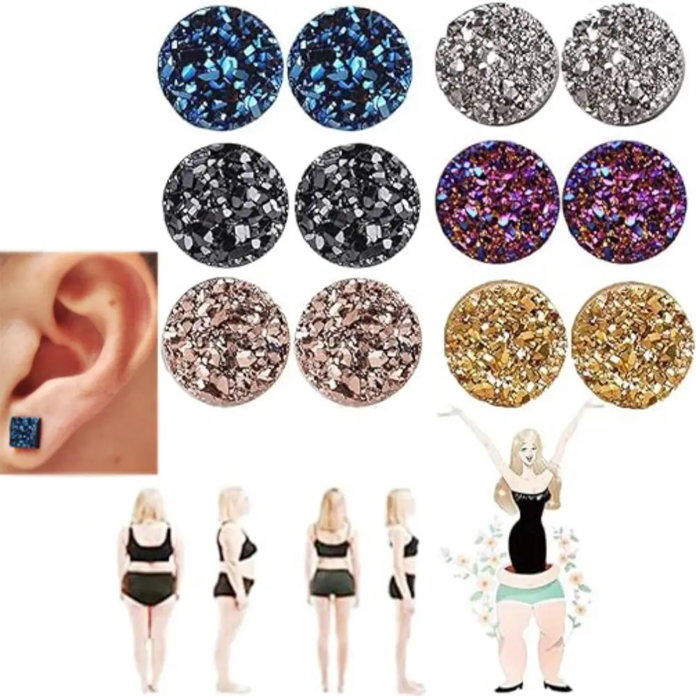 for Weight Loss Lymphatic Magnetotherapy Earrings Earrings Acupuncture Earrings Magnetherapy Germanium Earrings