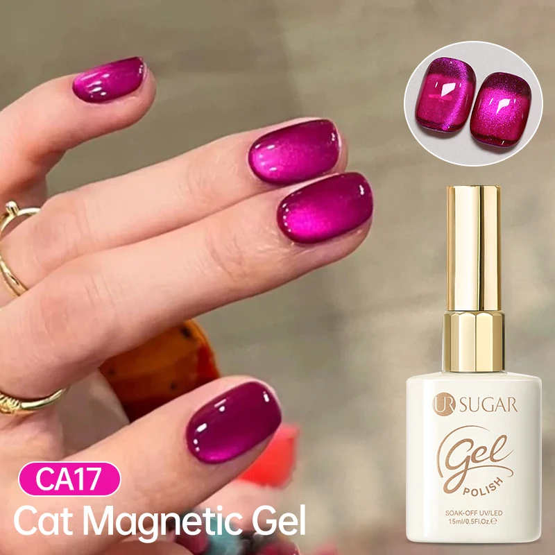 UR SUIKER 15 ml Kat Magnetische Gel Nagellak 30 Kleuren Semi Permanente Magnetische Gel UV/LED Losweken schilderen Vanrish Ontwerp
