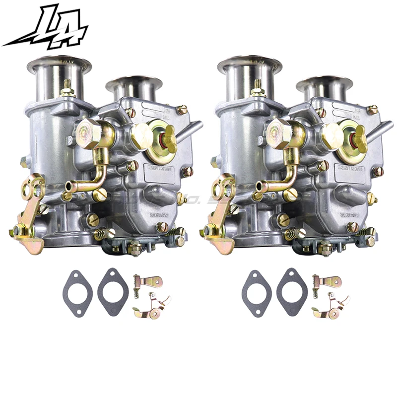 

2PCS Carburetor for 40DCOE Weber 40mm Twin Choke Carb Fits for 1975-1992 VW Water Cooled 1.5, 1.6, 1.7, 1.8 8V Engines19550.174