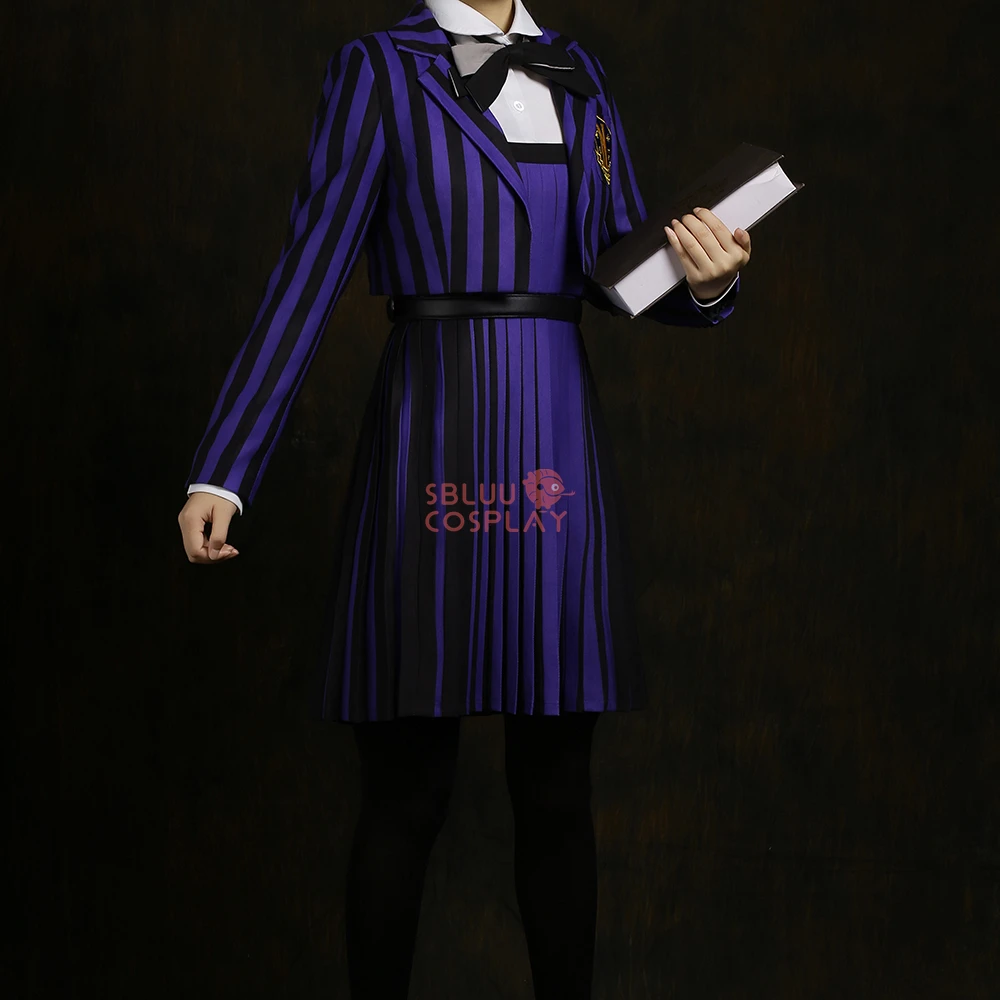 

SBluuCosplay Sinclair Enid Cosplay Costume School Uniform Jacket Skirt Suit Halloween Party Outfit