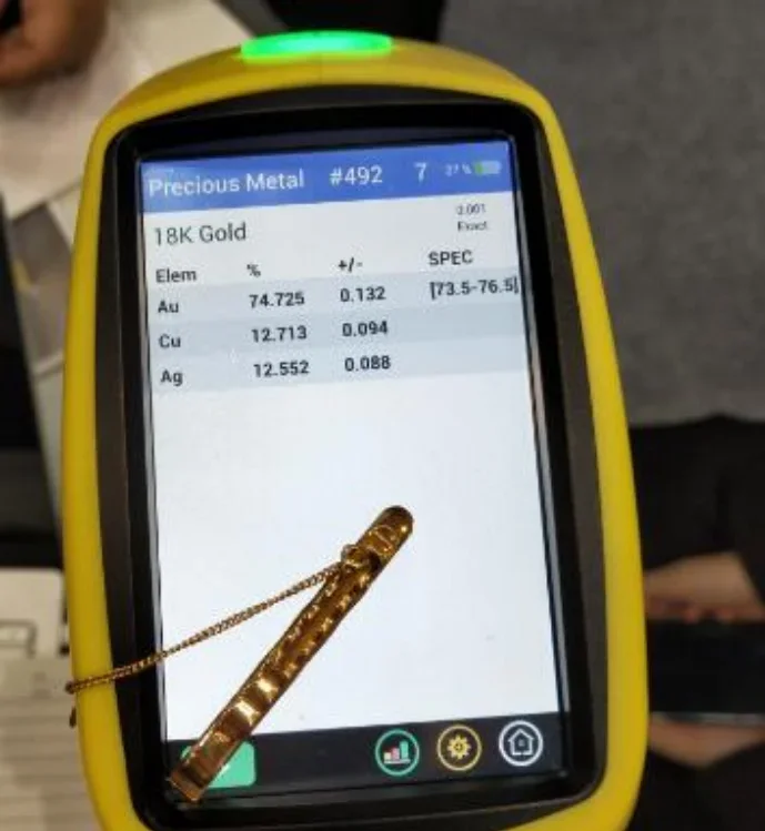 Portable Handheld XRF Gold Analyzer Jewelry Gold Purity Testing Machine Gold Tester