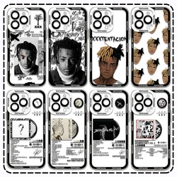 Rapper X-XXX-TENTACIONS Phone Case For iPhone 15 14 13 12 11 Mini Pro Max X XR XSMax 6S 6 7 8 Plus SE20 Transparent Cover