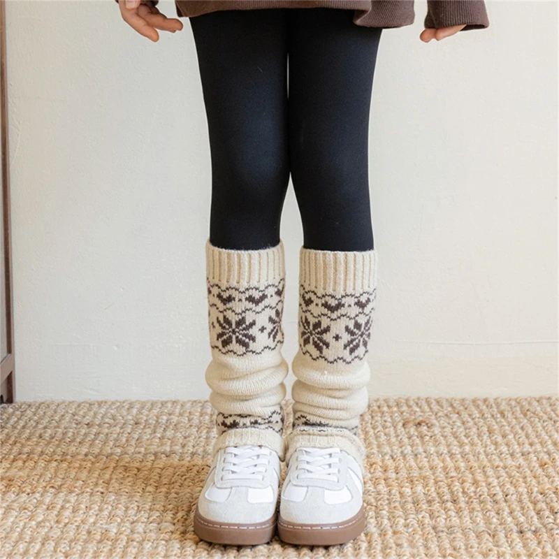 Sweet Charm Girls Winter Leg Warmers Soft Elastic Stackable Socks For Toddler 425F