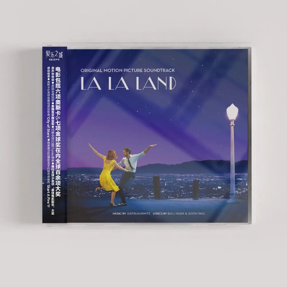 La La Land (Laland) OST Película Banda sonora CD Textura de vinilo Canciones de película clásica Disco de coleccionista de música occidental