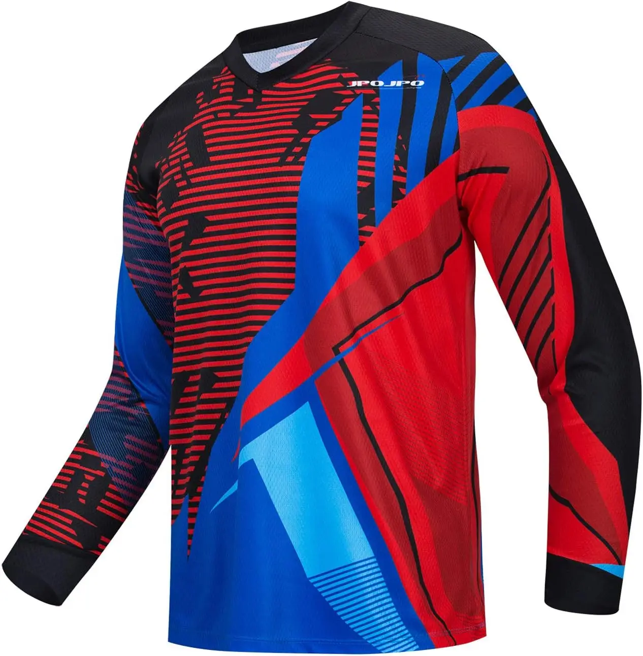 الرجال الدراجات الملابس الدراجات الجبلية دراجة نارية عبر البلاد الملابس موضة تنفس التجفيف السريع بأكمام طويلة تي شيرت #3