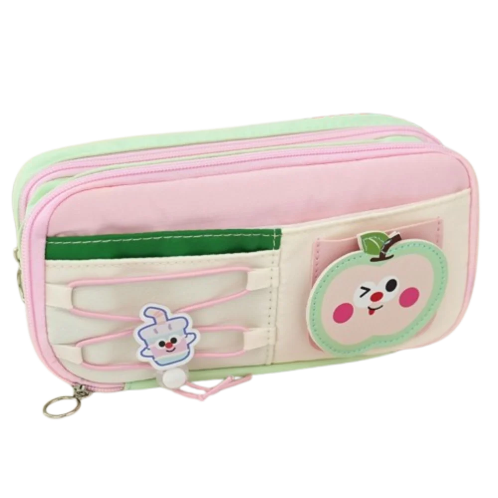 

9 Layer Cute Girls Pencil Case Large Capacity Animal Kawaii School Cases Pouch Portable Aesthetic Bag Organizer Box Student