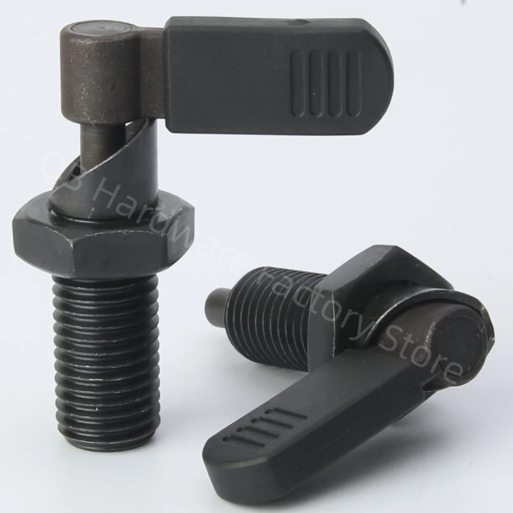 High Quality L-Shaped Handle Fine Thread Nuts Indexing Plungers Spring Screw With Lock Nut