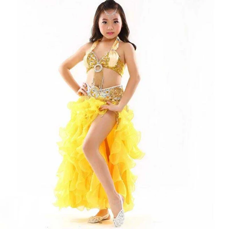 Indian girl dress, Eastern belly dance children's clothing, Eastern belly dance clothing, belly dance clothing