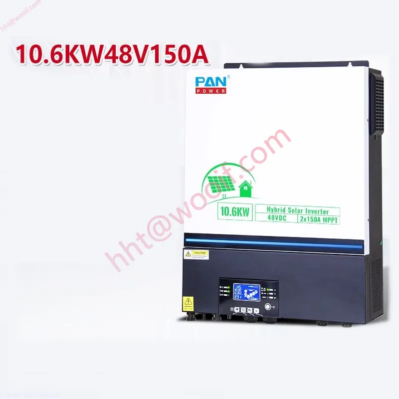 Inversor Solar de 10,6 kW, controlador MPPT Solar de 48V a 220V, máquina todo en uno de Control inverso de 150A