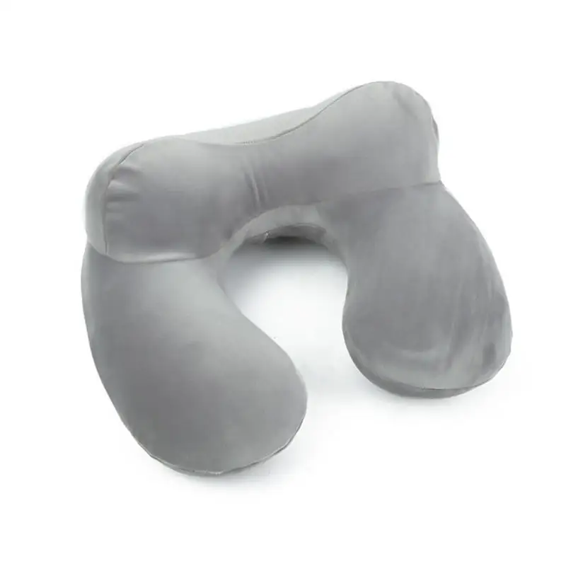 U-shaped Neck Pillow Inflatable Fatigue Relief Travel Pillow Flight Headrest Sleep Two-in-one U-shaped Cushion For Plane NEW