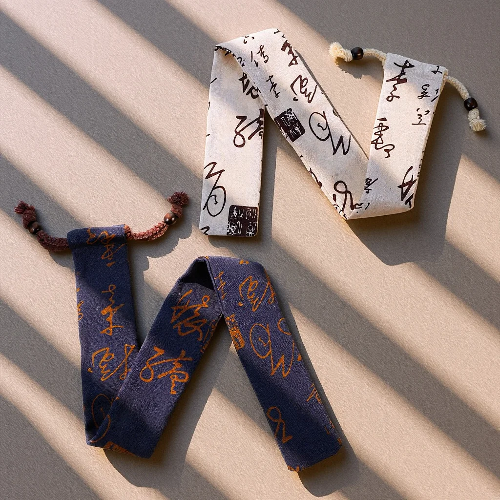 

2Pcs Storage Bag for Bamboo Flute Cotton Linen Flute Pouch Dustproof Protective Case for Wind Music Instrument Compact Travel