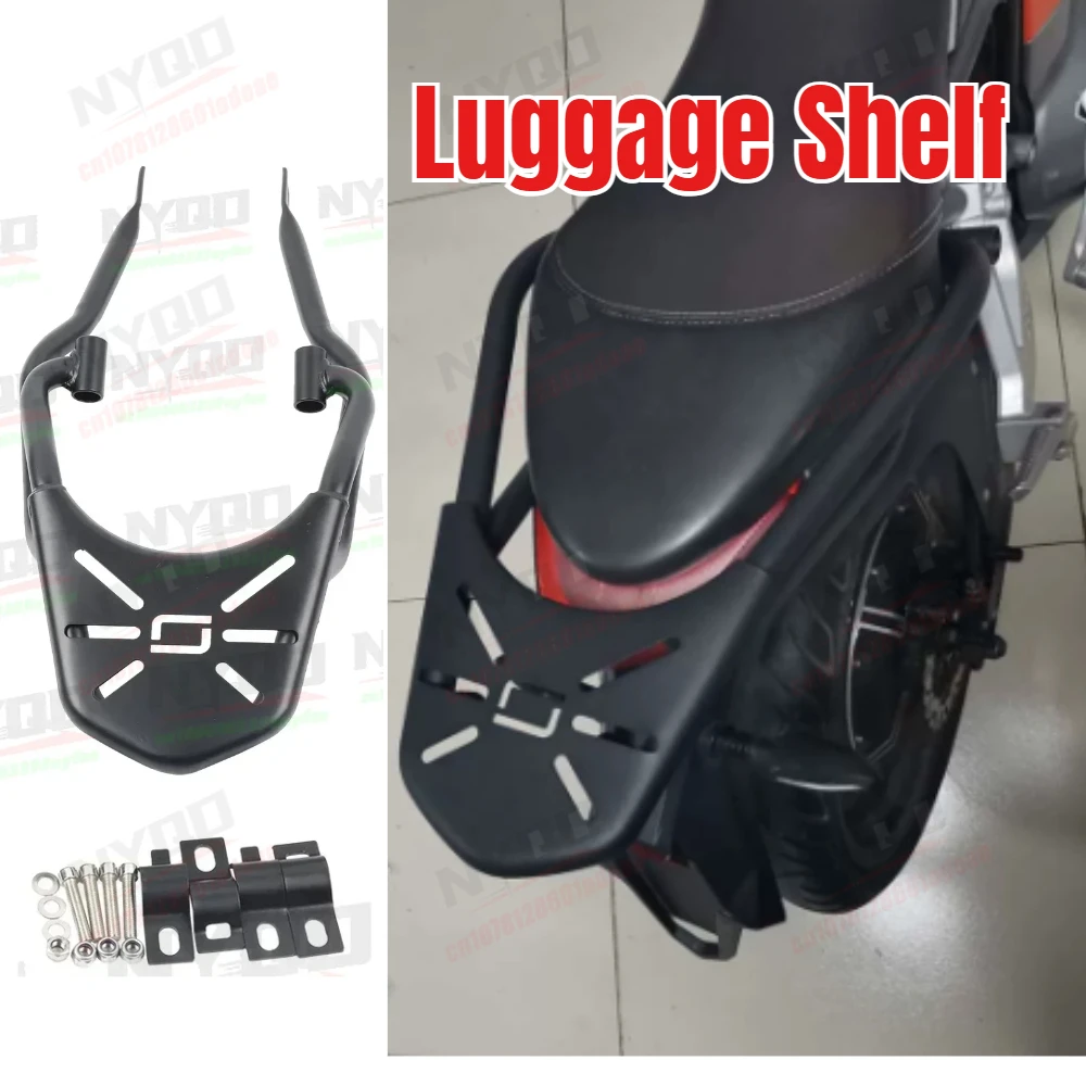 

Аксессуары для мотоцикла Super Soco TC MAX: задний багажник, кронштейн для багажной полки, подставка для кофра, опорная пластина для кофра, подлокотник, запасные части.