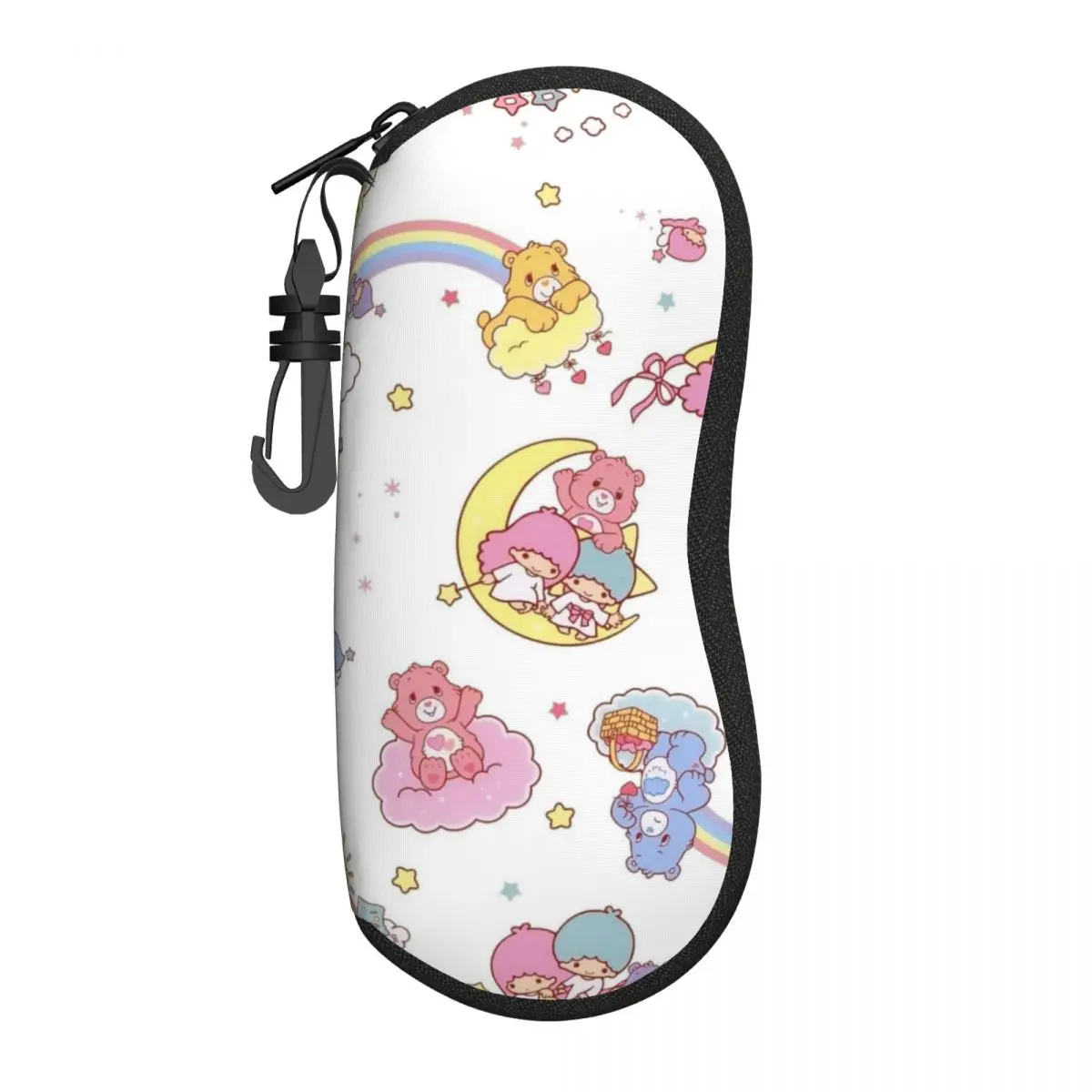 

Care Bears Lightweight Portable Glasses Pouch - Soft Shell Case with Zipper Closure for Sunglasses and Reading Glasses