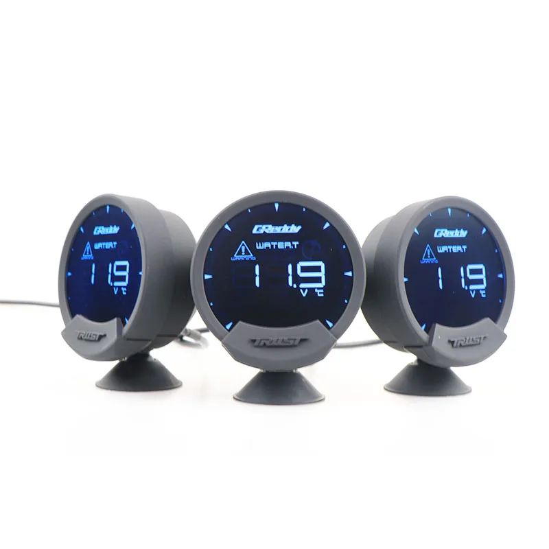 Greddi Sirius Meter  7 Colors 74mm OBD Car Gauge Boost Water Temp Oil Pressure RPM Air Fuel Ratio Fuel Press  EXT. Temp  Speed