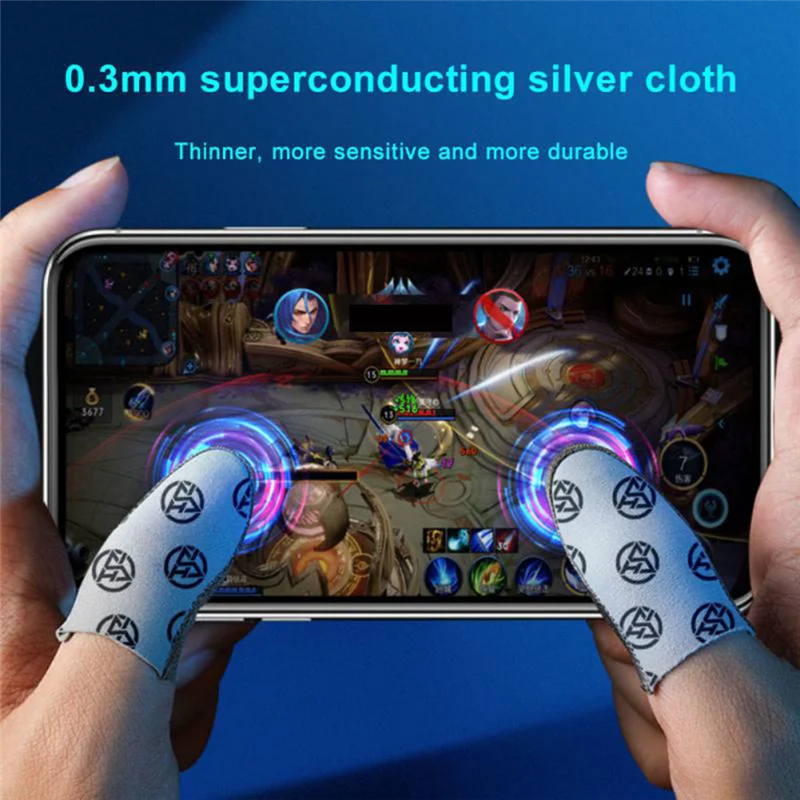 

C9-1Set Games Finger Gloves Practical Thumbs Finger Cover Non-Slip Sleeve Replacement Parts For PUBG Touch Screen Game Cover