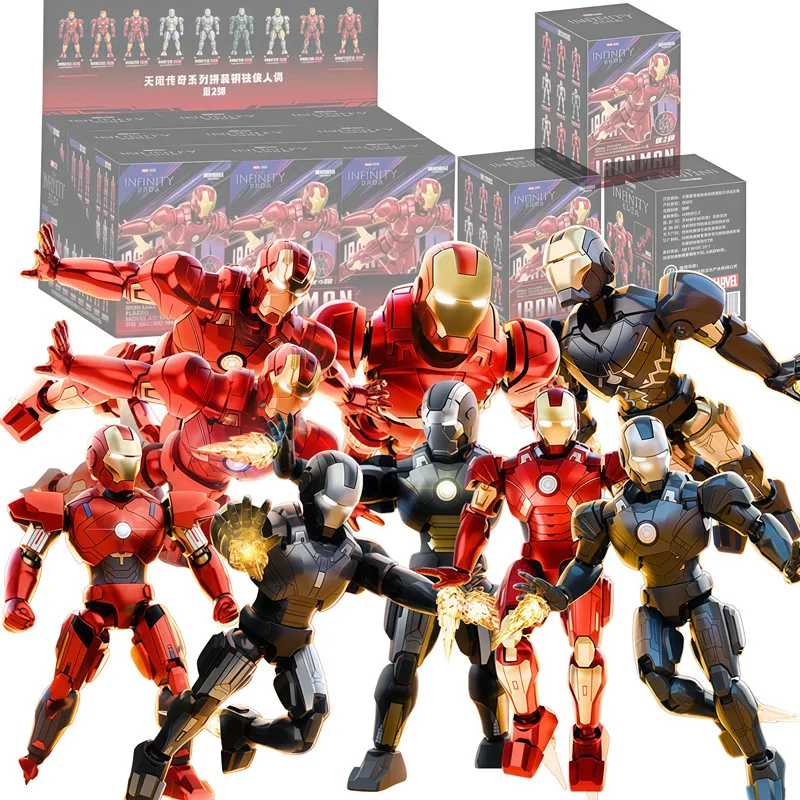 Figuras de Ação dos Vingadores Tony Stark Iron Man MK9 MK10 MK11 MK12 MK13 MK14 MK15 MK16, Modelos de Brinquedo, Ornamentos de Mesa, Presentes de Aniversário