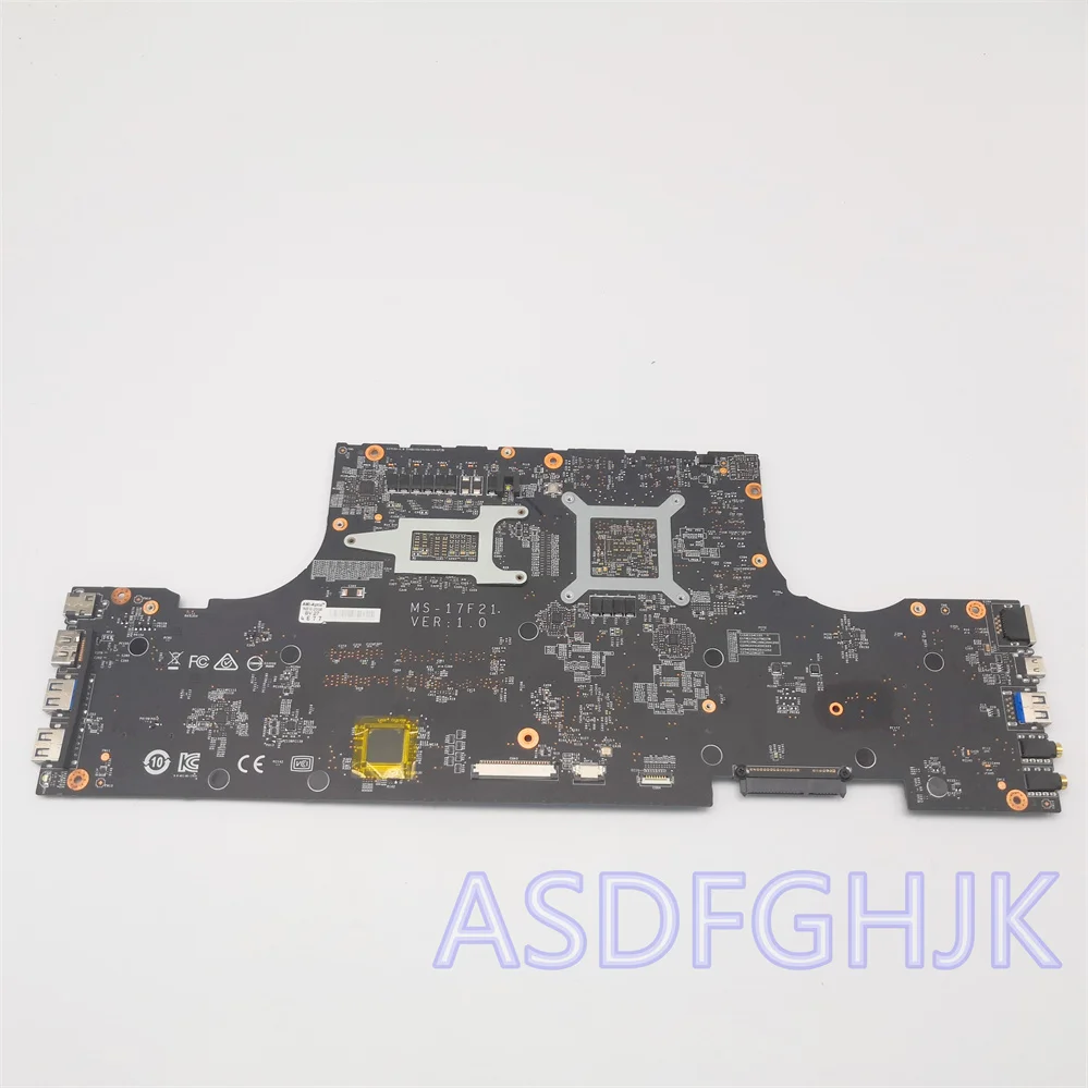 ms-17f21 VER 1.0 for MSI gf75 Series Laptop Motherboard with I7-9750H and GTX1650M 100% Works Perfectly