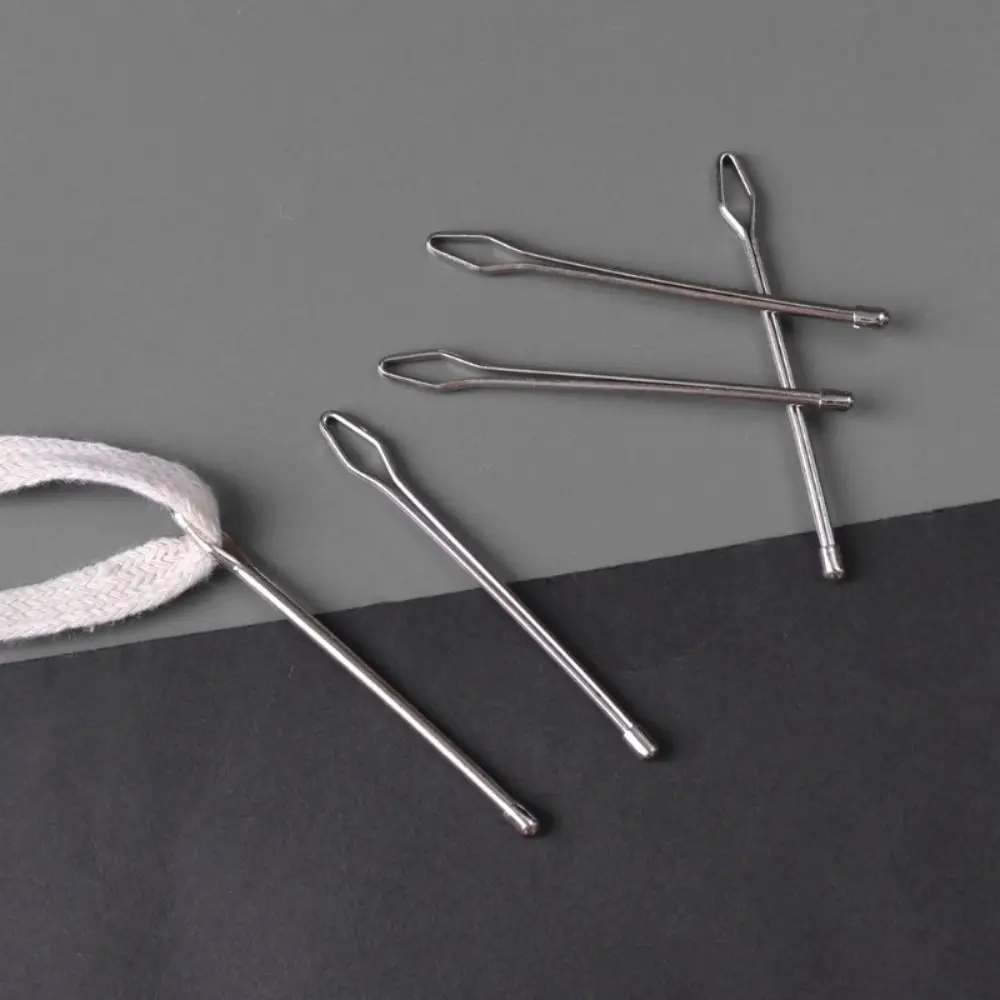 

Elastic Rope Threaders Guide Stainless Steel Elastic Band Clamp Cross Stitch Guide Belt Ribbon Wearing Tools Sewing Accessories