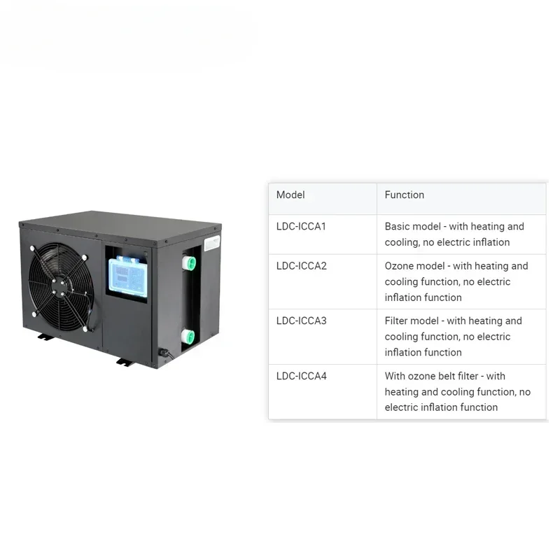 Hot Sales1/4 1/2 3/4 1 Hp Ice Bath Cold Plunge Pool With And Filter Pump Portable Ozone Water Chiller