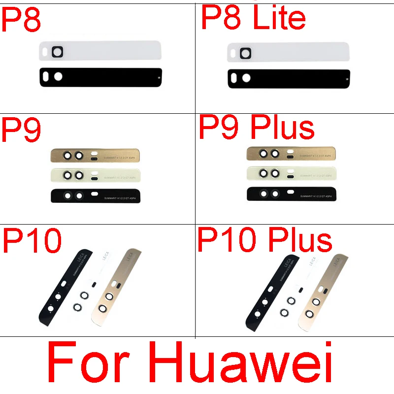 

Задняя камера объектив и вспышка крышка для Huawei P8 P9 P10 Lite Plus задняя Внешняя камера стеклянный объектив + клейкая наклейка Замена Ремонт
