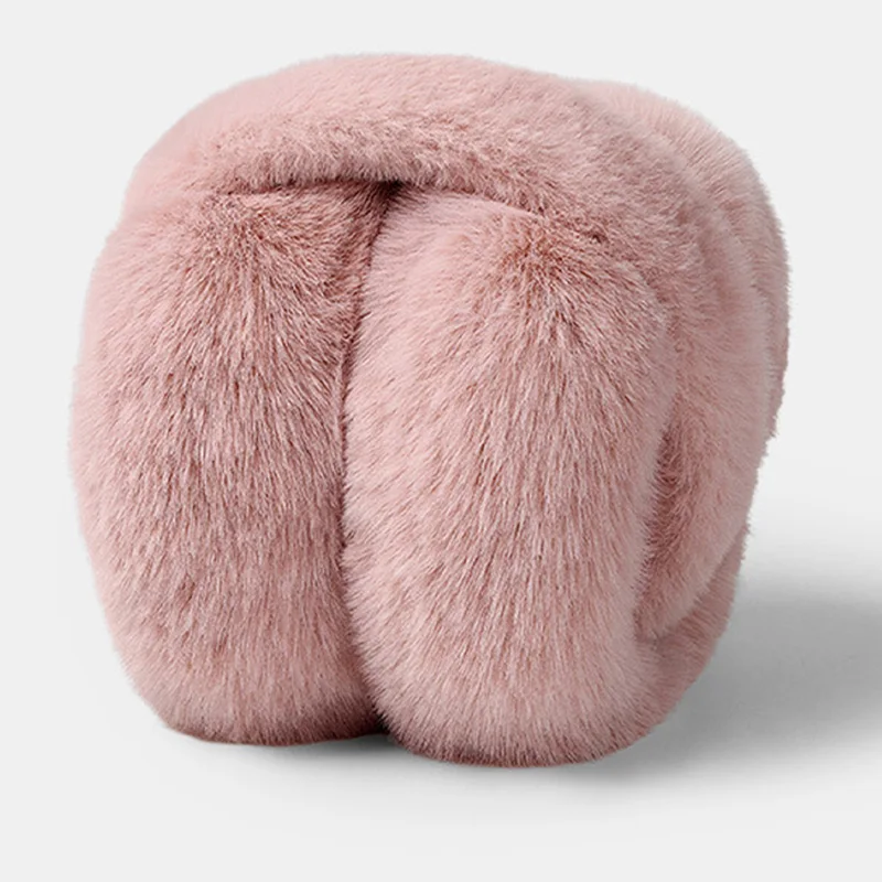 Women Men Fashion Outdoor Earmuffs Protective Earmuffs of Earmuffs Solid Color Soft Plush Ears Warm Winter Earmuffs