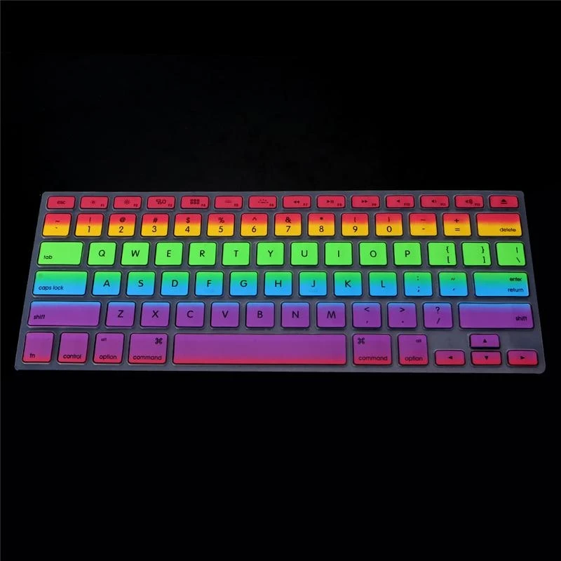 F3KE Silicone Keyboard Cover Skin Protective para 13 "15"