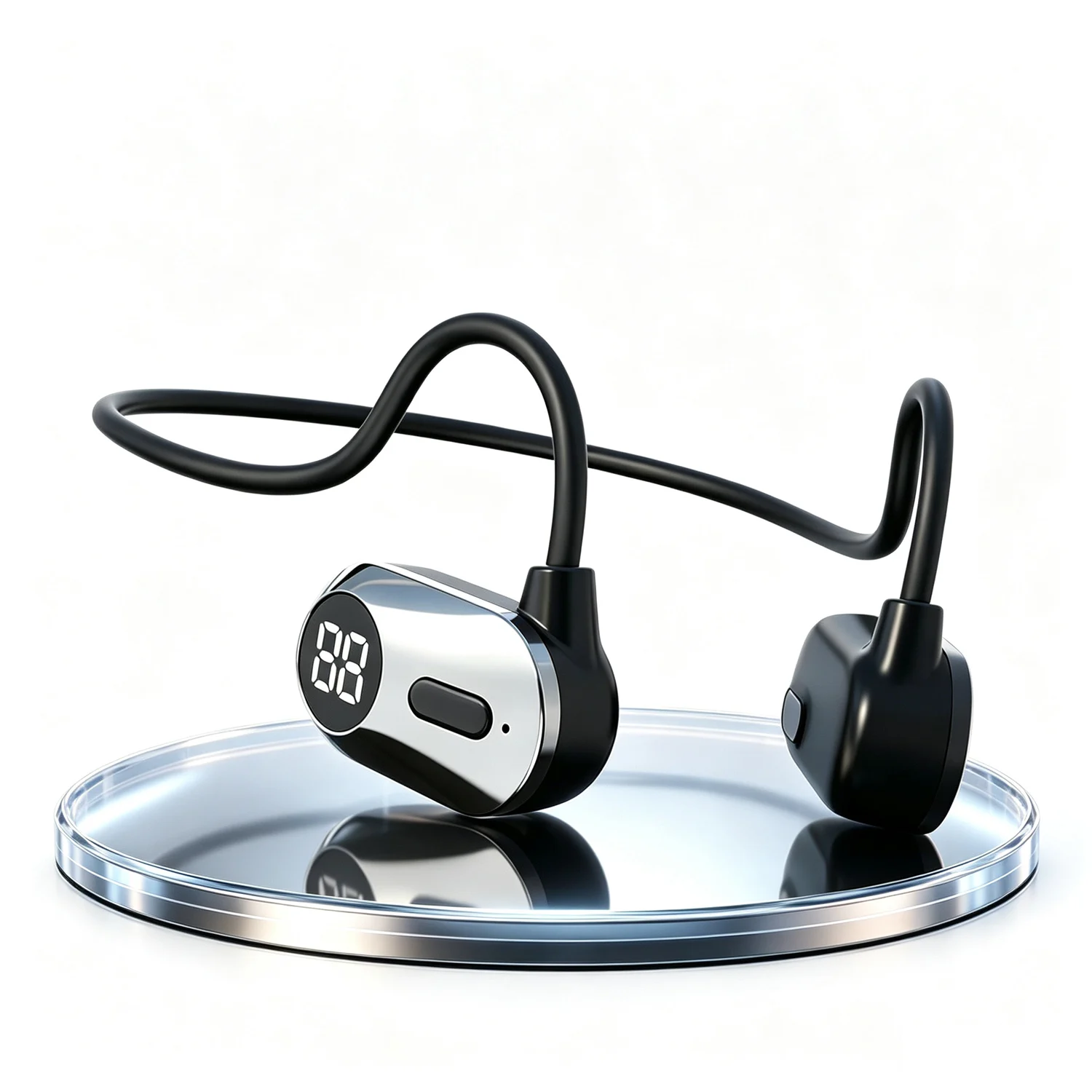 Wireless Bluetooth Headphones Air Conduction Earphone Neckband Headset With Microphone Auriculares High Quality For TF Card