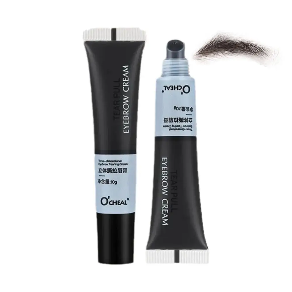 Crema para teñir las cejas, Gel de tinte Simple, tinte Natural, tinte rápido, impermeable, maquillaje, T6e6, 15 minutos