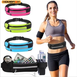 HOMEFISH New Running Bag Cycling Bag Waist Bag Belt Bag Waterproof Sports Fanny Pack Mobile Phone Case Gym Running Jogging Run