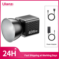 Ulanzi 40W COB Video Light 3400mAh CRI95+ 2500K-6500K Bi-Color LED Video Ligh Professional Studio Light for Camera Video
