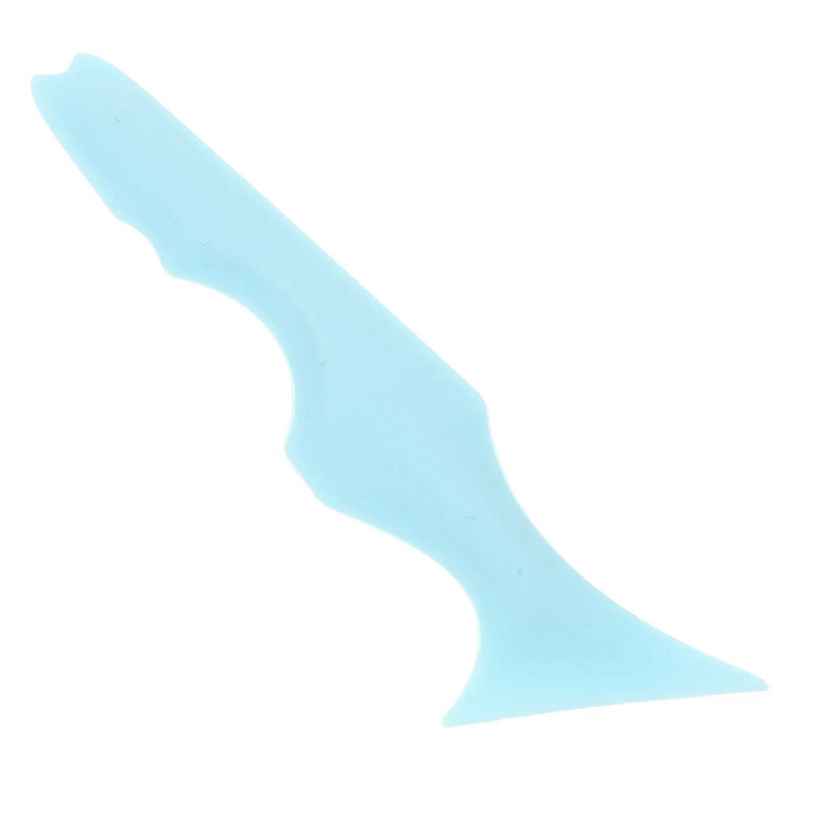 Ergonomiczny silikonowy aplikator do eyelinera ze skalą pomiarową dla początkujących, wielokrotnego użytku, pomoc w aplikacji szminki, tworzy delikatne linie.