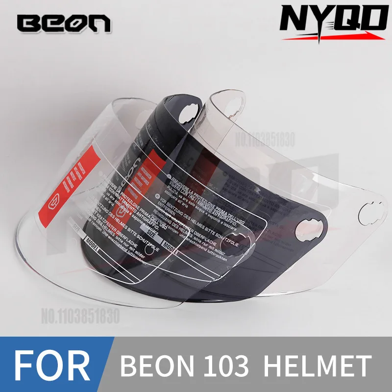 BEON Helmet Accessories B-102 B-103 Helmet Extended Lens Windshield Lens, Not Applicable to Other Helmets visor