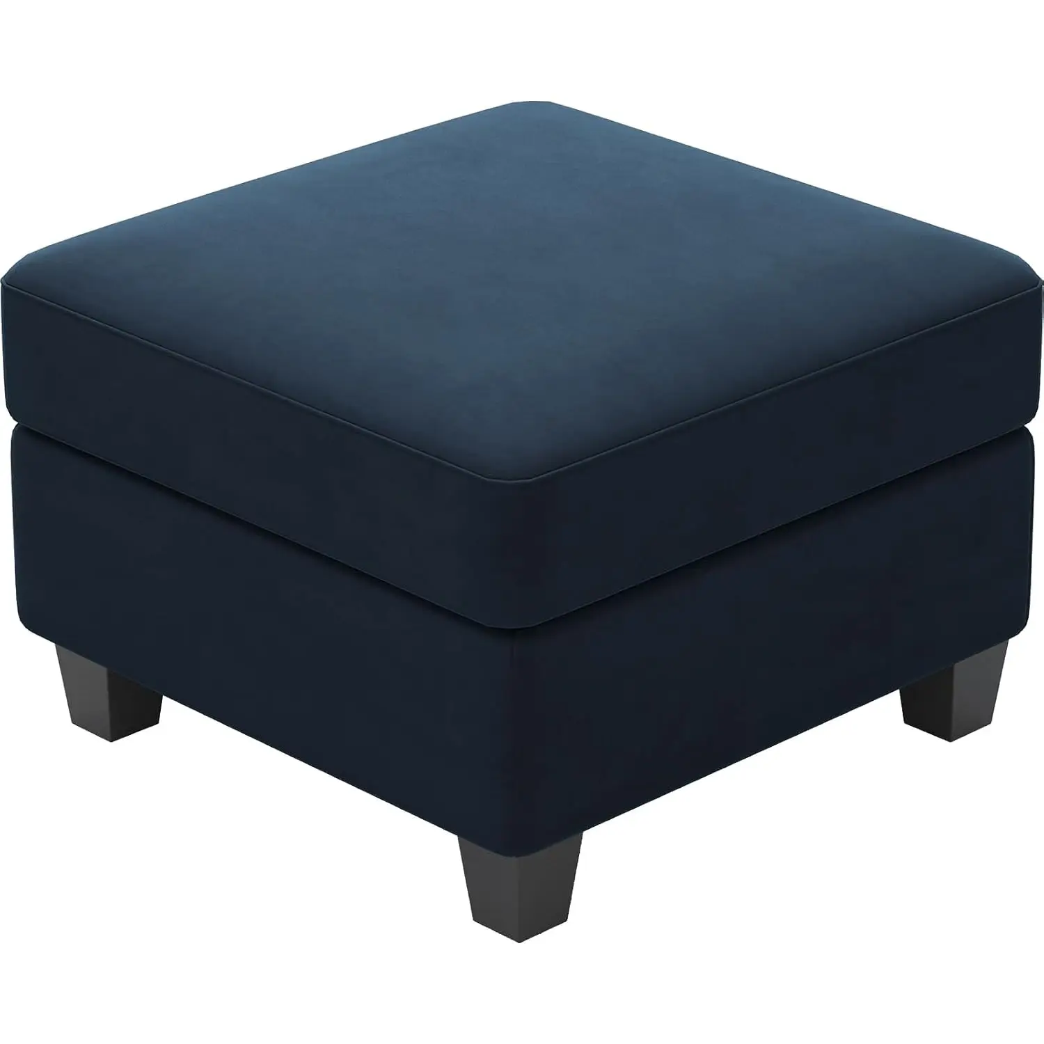 Velvet Modular Sofa Ottoman Storage Footrest Square Sectional Couch Module, Customized