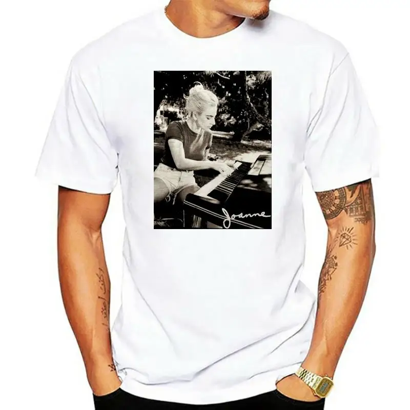 Lady Gaga Joanne Piano Photo T-Shirt All Sizes New