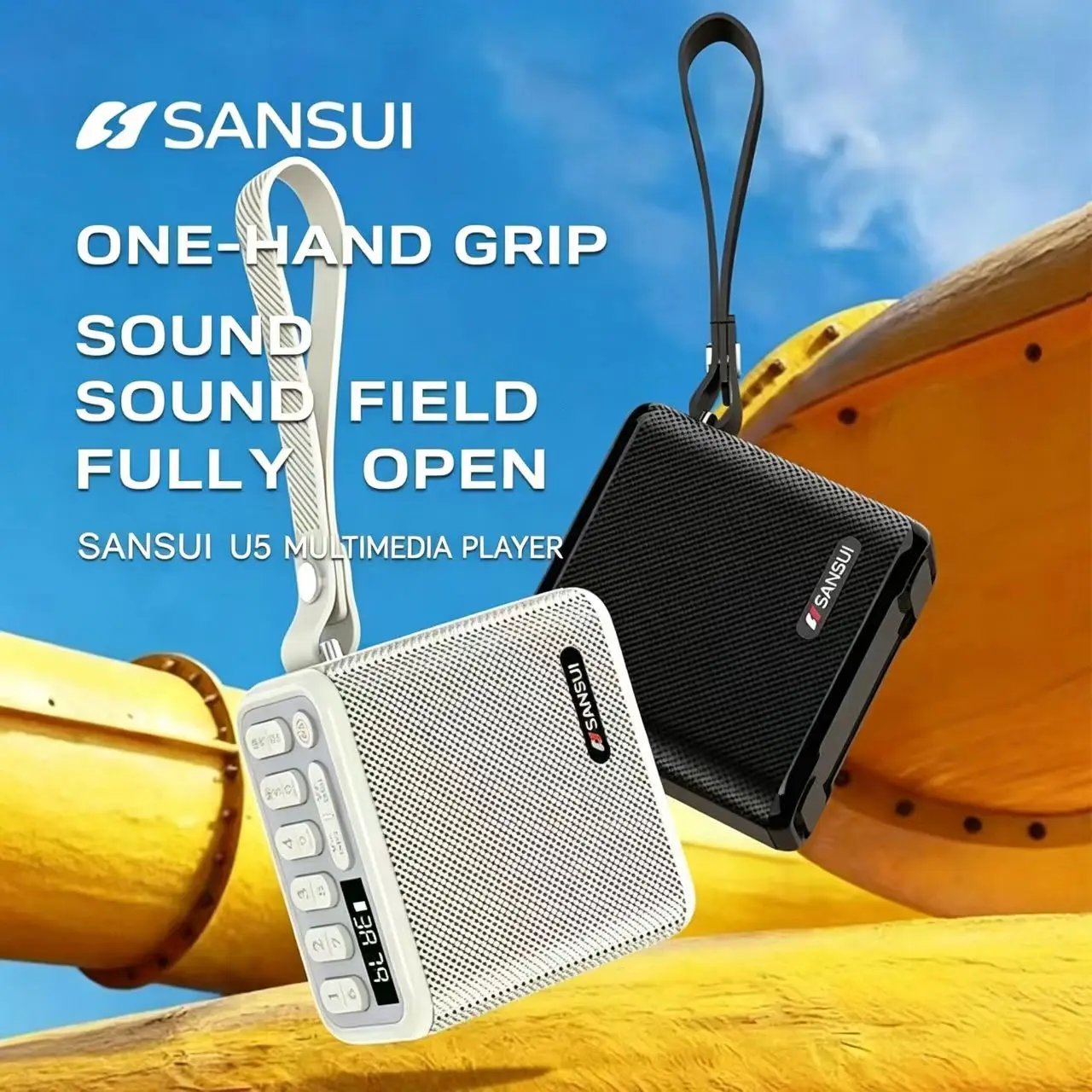 

Sansui's New Wireless Mini Bluetooth Speaker with RGB Ambient Light Supports USB/TF Card and Is Suitable for Multiple Locations