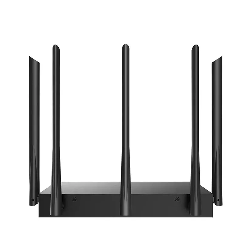 Tenda W30E 무선 와이파이 엔터프라이즈 라우터, 4 * LAN 기가비트 3000Mbps, 2.4GHz, 5.8GHz, USB 5G 액세스 포인트, 듀얼 뱅크, 1.7GHz, 256MB