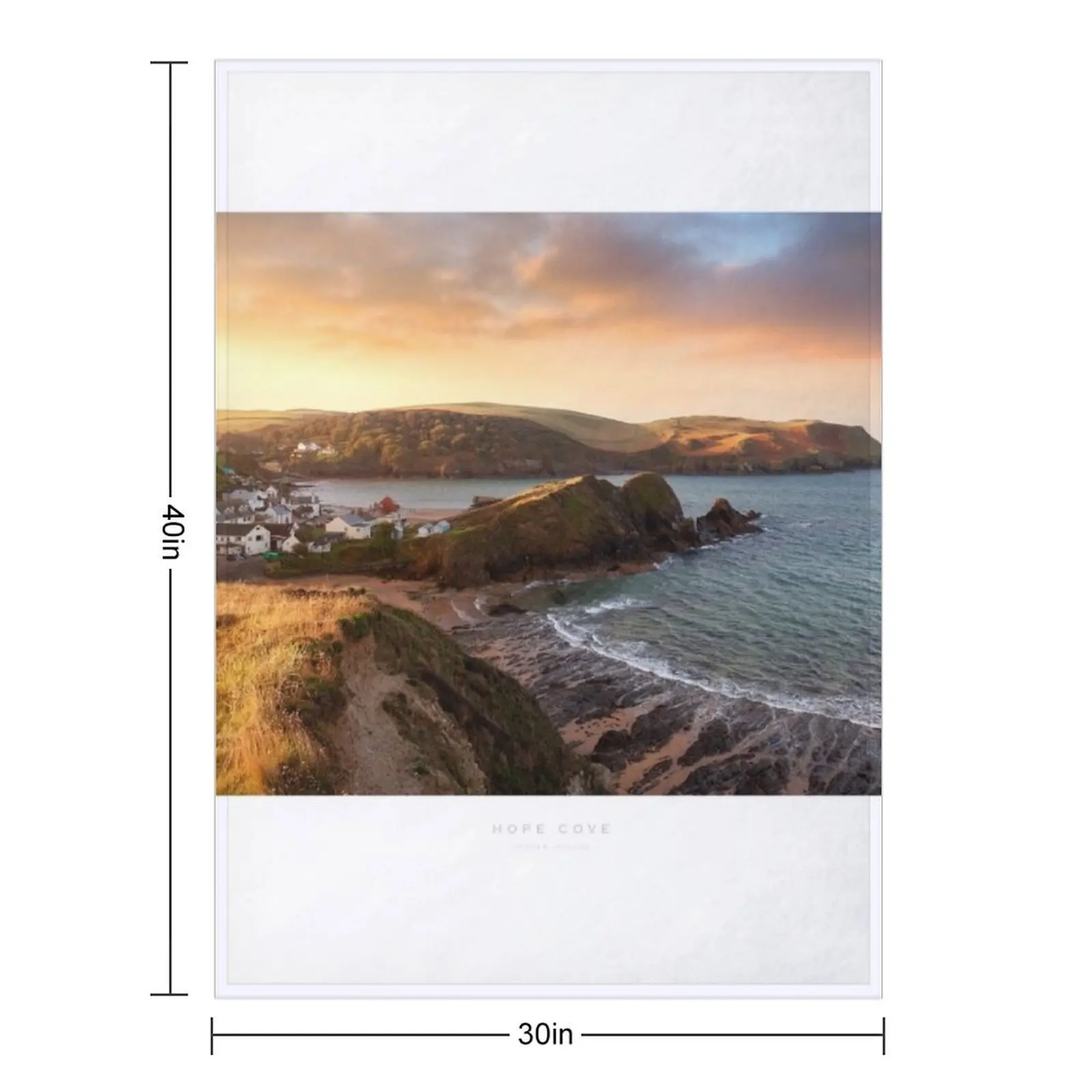Hope Cove Throw Blanket Baby Blankets For Sofas blankets ands Stuffeds Blankets