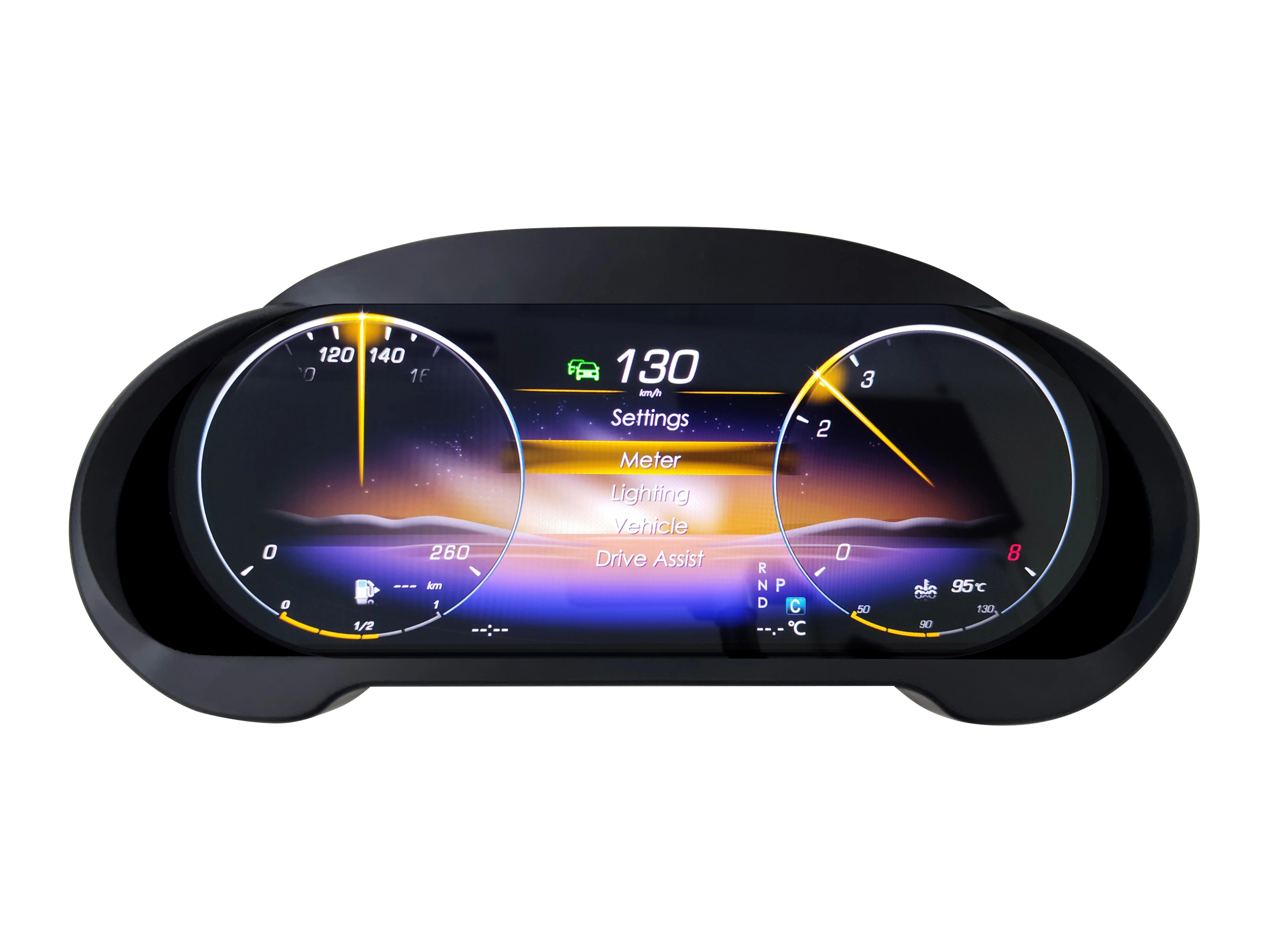 Car Digital Cluster Virtual Cockpit Screen For Benz ML/GL/GLE/GLS W166/X166 Speed Meter Car Dashboard Head Unit Display