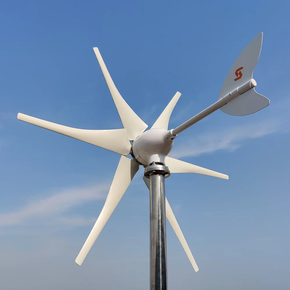 DIDITO Wind Turbine Generator1500W Horizontal Turbine Motor Household Windmill, With MPPT Controller, Free energy Solar Panel