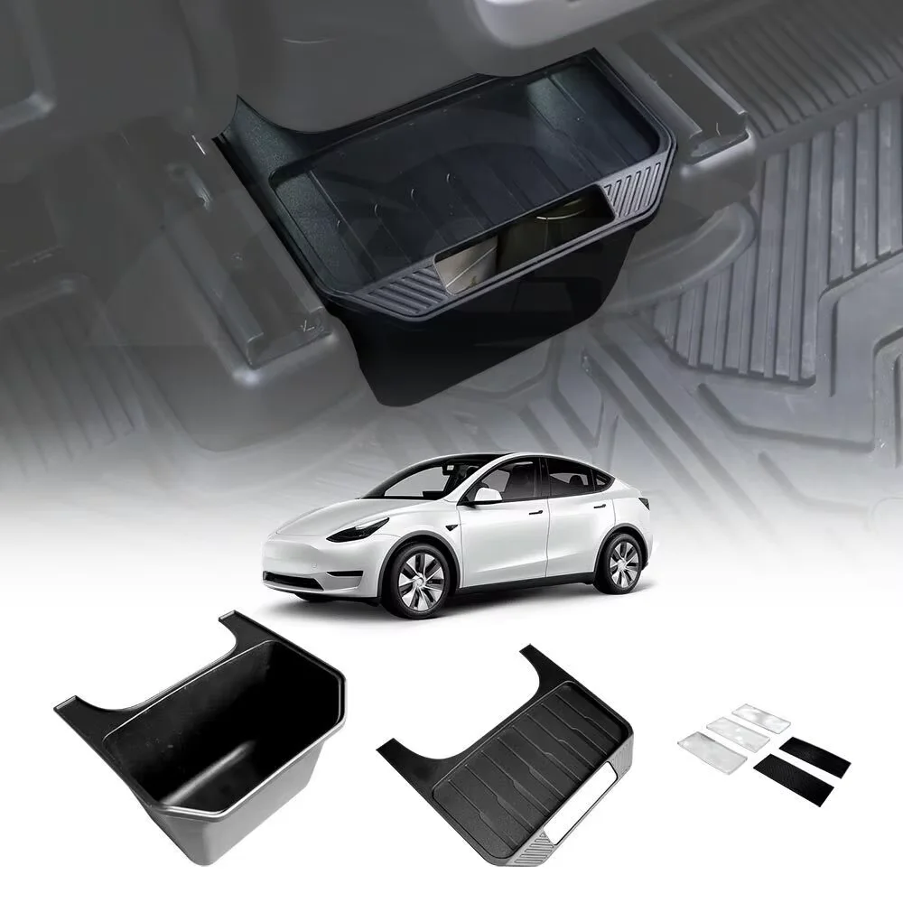 

Tesla Model Y Rear Seat Center Organizer Backseat Storage Box Bin Accessories