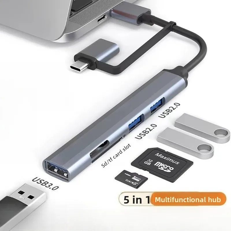 Espansore USB 3.0 tipo-c Docking station 5 in 1 Hub USB Hub Docking station per computer Splitter