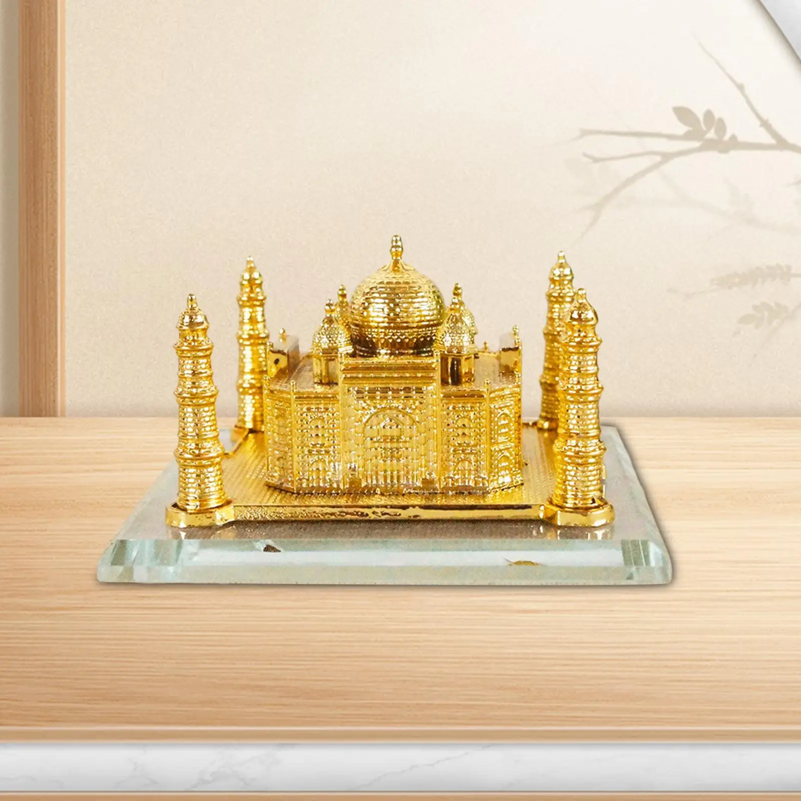 Alloy Taj Mahal Miniature Building Model Size 10.5x11x16cm Famous Landmark Souvenir for Wedding Party Delicate