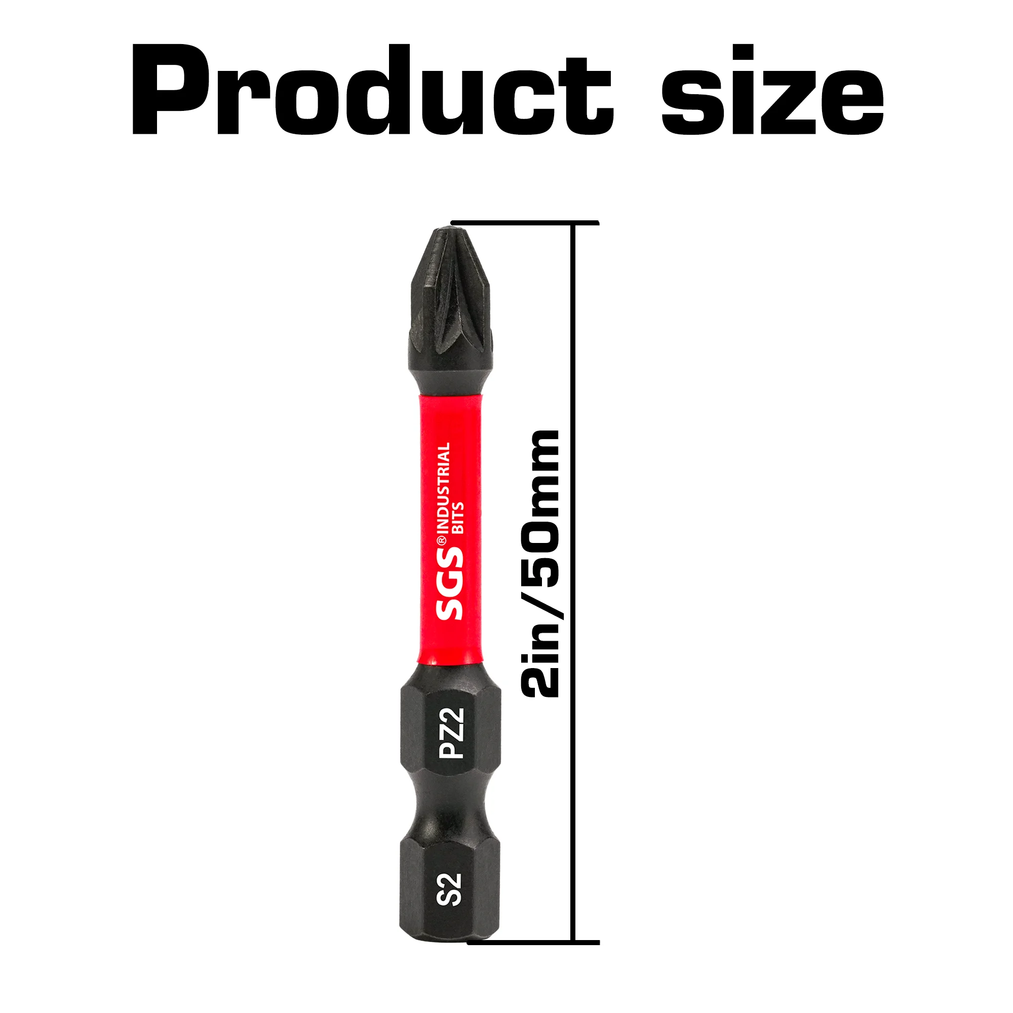 Multifunctional Screwdriver Bit Set, Ph, Pz, Sq, Hex, Torx, Sl, Multi-Specification Universal Impact Screwdriver Bit Set, 50mm, Magnetic Bits, S2 Steel Material, Universal 1/4