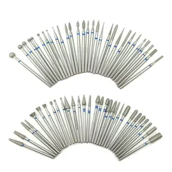 61 Types Diamond Nail Drill Bit Nail Manicure Table Ony Clean Nail  Safety Bit Nail Drill Machine Accessories Remove Skin Tools