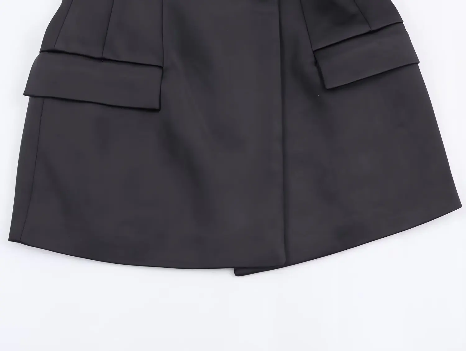 سترة KONDALA أنيقة من الساتان الأسود للعشاء مع طية صدر السترة مزدوجة الصدر للنساء لخريف وشتاء 2025 سترة مسائية للمكتب للسيدات #5