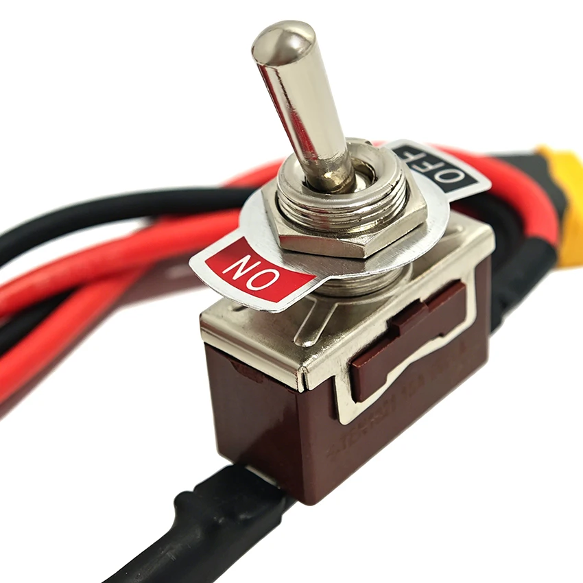 Large Current High Load Power Supply Switch with T Plug XT30 XT60 XT90 Connector for RC Aircraft Model ESC Battery Parts