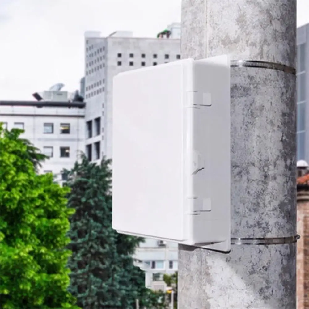 IP67 Electrical Junction Box Waterproof White Outdoor Sealed Switch Power Case Enclosure With Hasp Plastic Distribution Boxes