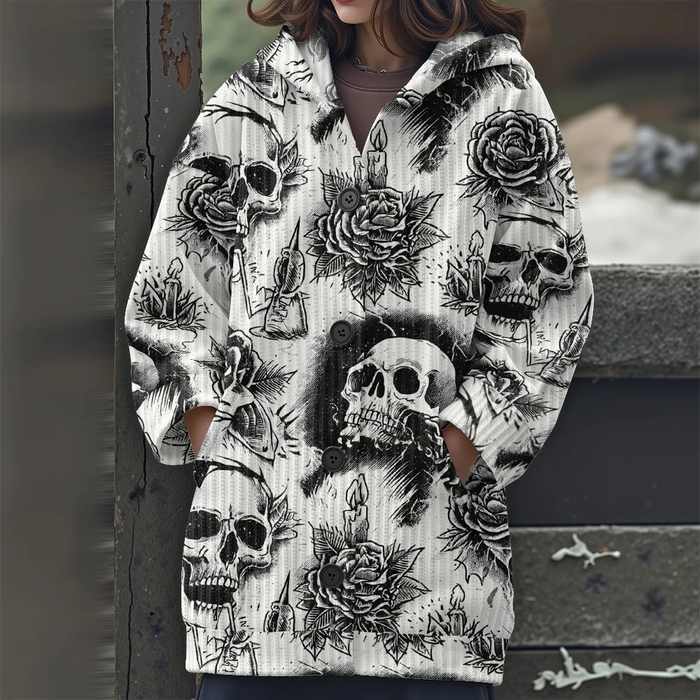 추상 기하학 캐주얼 여성용 스웨터 불규칙한 라인 긴 스웨터 기하학적 줄무늬 긴팔 스웨터